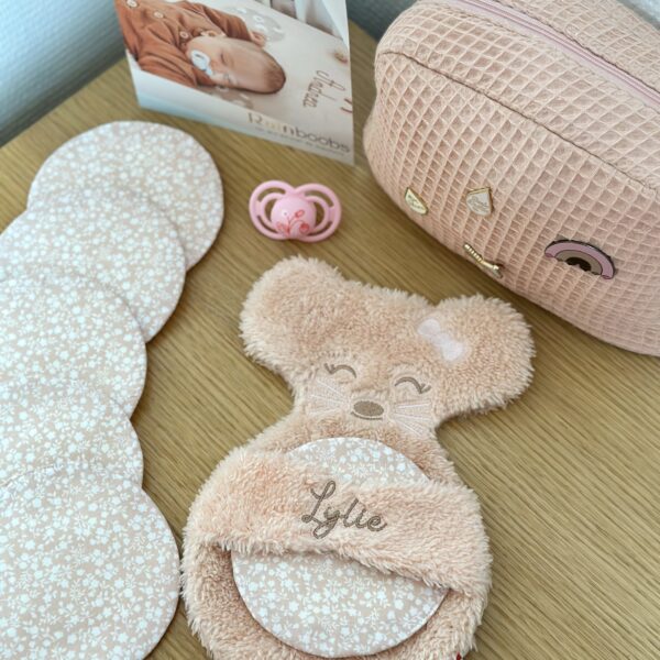 Doudou coussinet allaitement AmiMaux - Le Sourisein