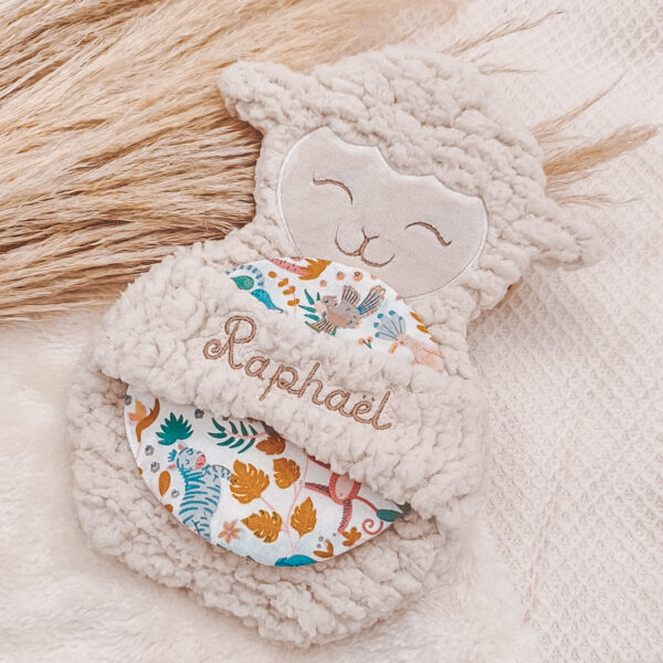 Doudou coussinet allaitement AmiMaux - Le Moutéton